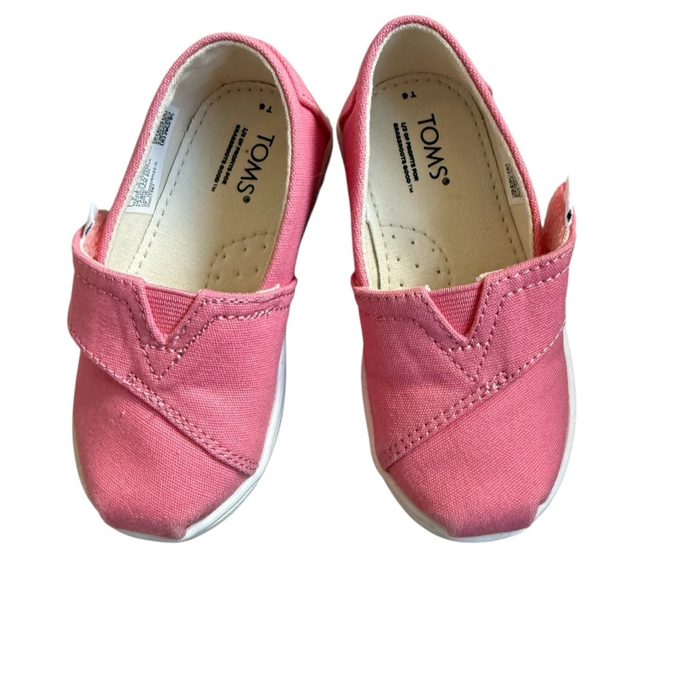 TOMS Kids Moccasins in Pink